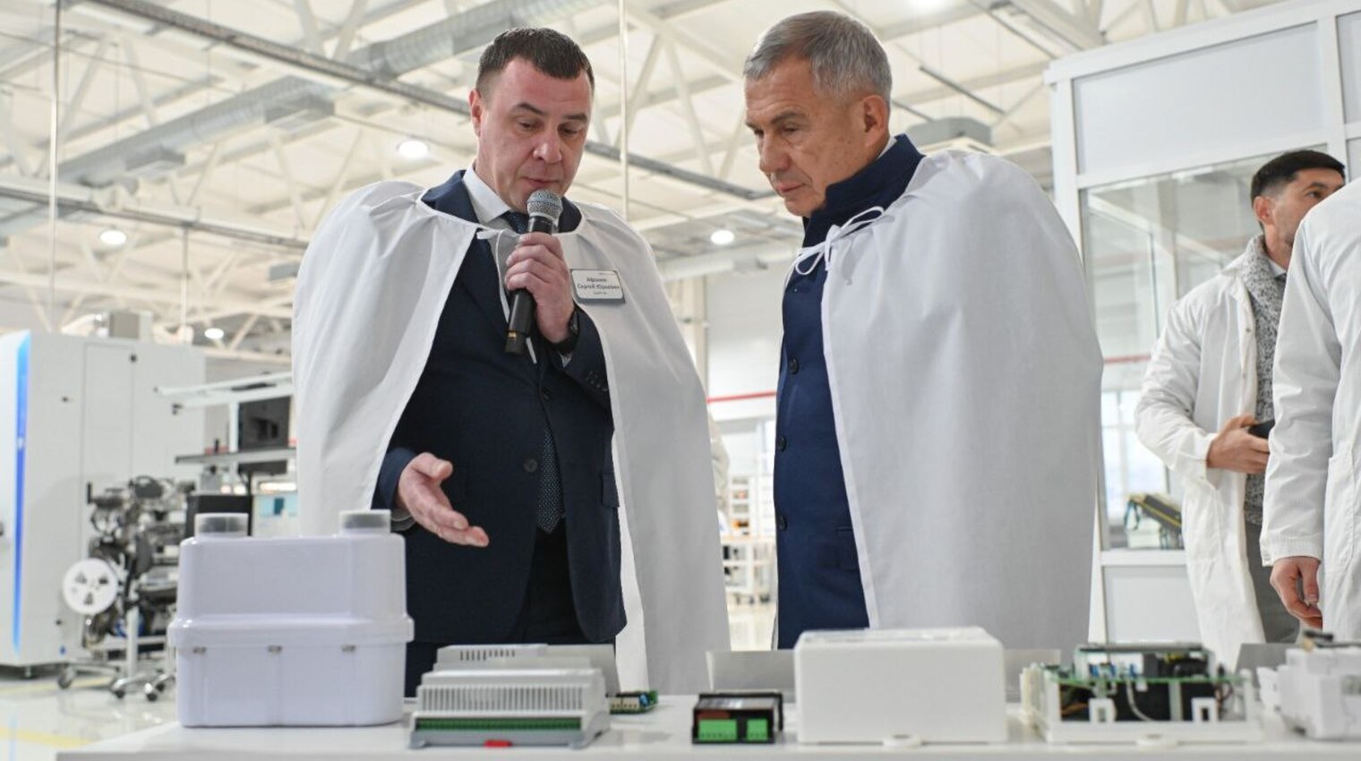 Президент Республики Татарстан Рустам Минниханов посетил технопарк Промэнерго